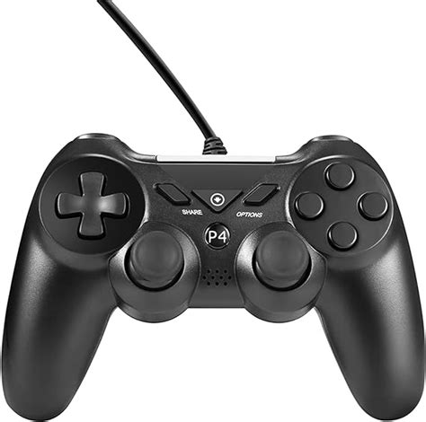 PS4 Controller Wired, USB Wired PS4 Remote Controller Joystick Gamepad ...