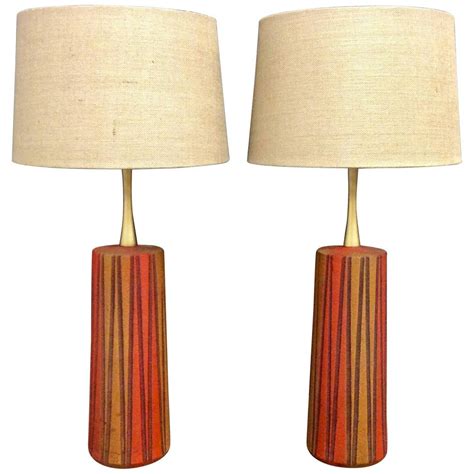 Pair of Vintage Mid-Century Modern Ceramic Table Lamps | Lamp, Vintage table lamp, Ceramic table ...