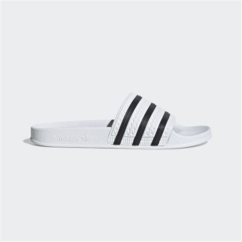 adidas ADILETTE SLIDES - White | adidas Philippines