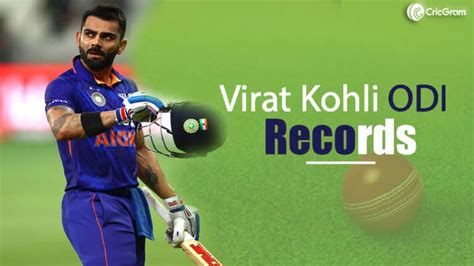 Virat Kohli ODI Record - Highest score, Total ODI Centuries - CricGram