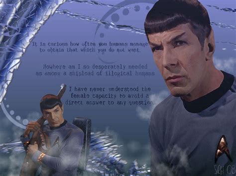 Star Trek Wallpaper: Star Trek TOS Spock and His Words | Star trek ...