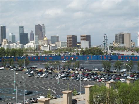 Atlanta Braves Stadium Tour 6 | Skyline of Atlanta and site … | Flickr