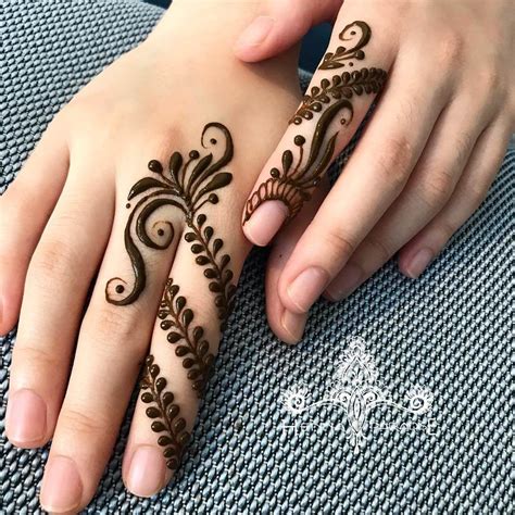 50 Latest One Finger Mehndi Designs - K4 Fashion