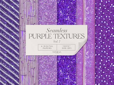 Purple Glitter Digital Paper Seamless Graphic by AnemonaEstudio · Creative Fabrica