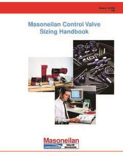 Masoneilan Control Valve Sizing Handbook - Serkon / masoneilan-control-valve-sizing-handbook ...