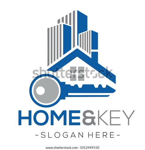 Real Estate Key Logo Vector Stock Vector (Royalty Free) 1012449550 | Shutterstock