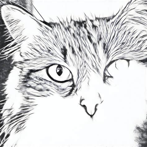 Cat Sketch Free Stock Photo - Public Domain Pictures