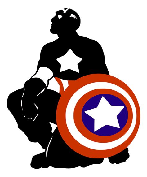 Captain America Silhouette by viscid2007 on DeviantArt