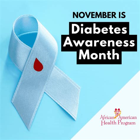 November is Diabetes Awareness Month - African American Health Program