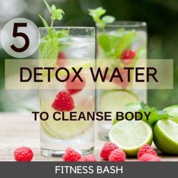 5 Detox Water for a BODY CLEANSE - Fitness Bash