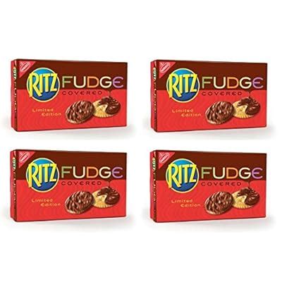 Buy Nabisco, Ritz, Fudge Chocolate Covered Crackers, Limited Edition, 7.5oz Box Online at Lowest ...