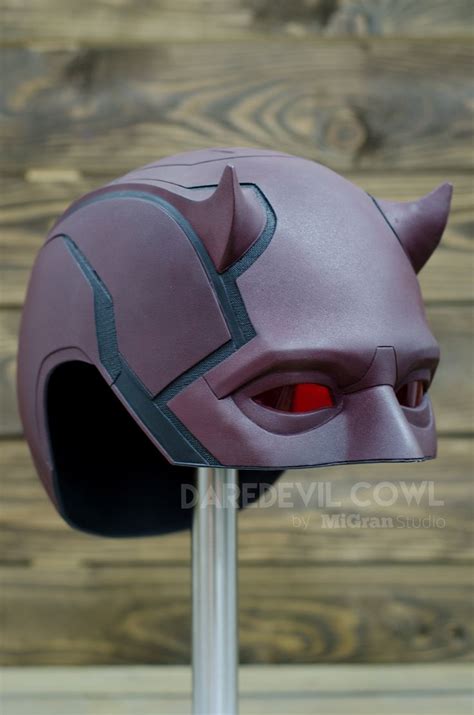 Daredevil helmet cowl 1:1 | Daredevil, Helmet concept, Helmet