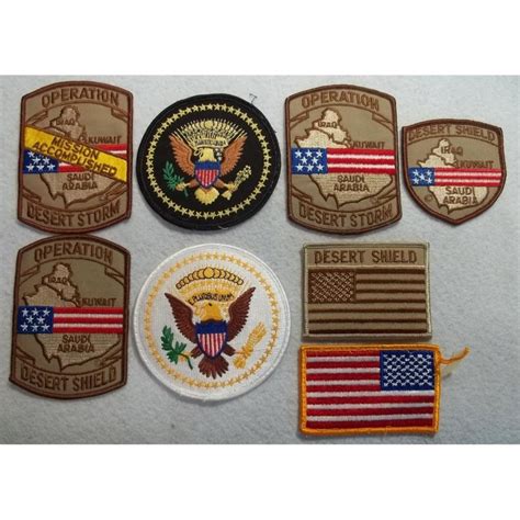 8 Operation Desert Storm & Other Military Patches