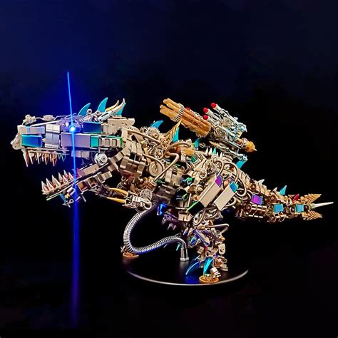 1350PCS+ Difficult Model Kits 3D Mechanical Tyrannosaurus Rex Model Ki – metalkitor