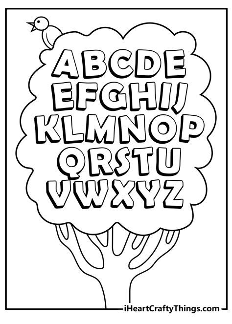 Free Coloring Pages Alphabet Letters - Home Interior Design