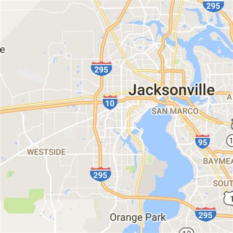 Map Of Jacksonville Fl Neighborhoods