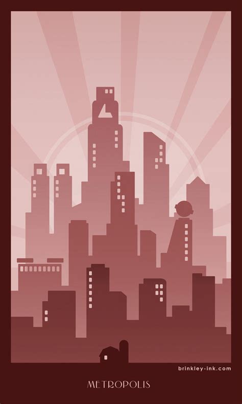 Art Deco Metropolis by BrinkleyInk on DeviantArt