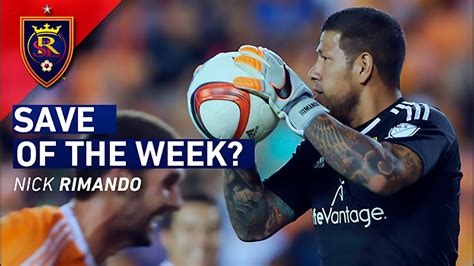 Save of the Week nomination - Nick Rimando - YouTube