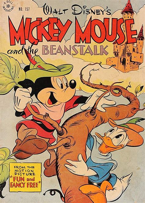 Mickey and the Beanstalk (1947) Vintage Disney Posters, Comics Vintage ...