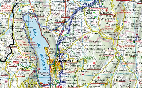 Lac Du Bourget Carte | Carte