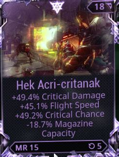 WTS Hek Riven - Trading Post - Warframe Forums