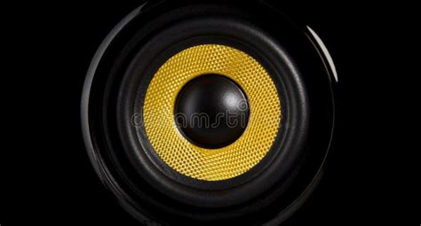 Yellow Speaker stock image. Image of music, stereo, loud - 8903665