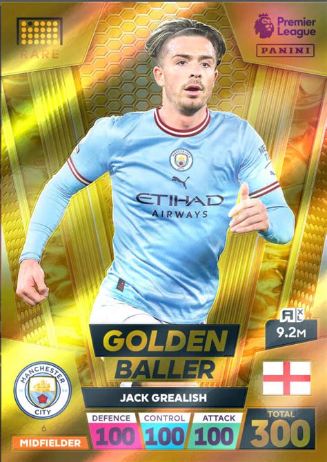 Panini Adrenalyn XL 2022/23 - 006 - Jack Grealish - Golden Baller – Complete My Sticker Album