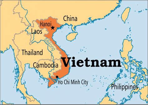 Hanoi location map - Map of hanoi location (Vietnam)