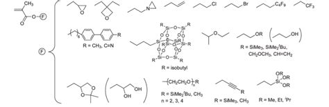 Functional methacrylate monomers capable of undergoing living anionic... | Download Scientific ...