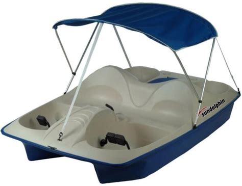 Pontoon Boat Paddle Sun Dolphin 5 Person Canopy Shade Pedal | eBay