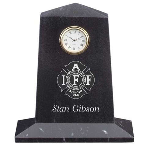 Engraved Crystal Clocks Personalized With Your Custom Message