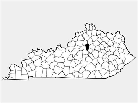 Woodford County, KY - Geographic Facts & Maps - MapSof.net