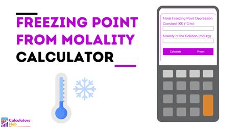 Freezing Point from Molality Calculator Online