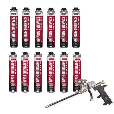 Soudal Expanding Foam Gun Grade - (Box Of 12) - Builders Superstore