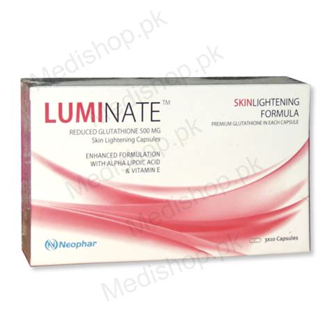 Buy Luminate Skin Lightening Capsules – Medishop.pk