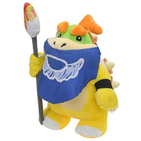 Super Mario Bros Bowser Jr. Koopa Plush Doll Stuffed Animal Plushie Toy ...