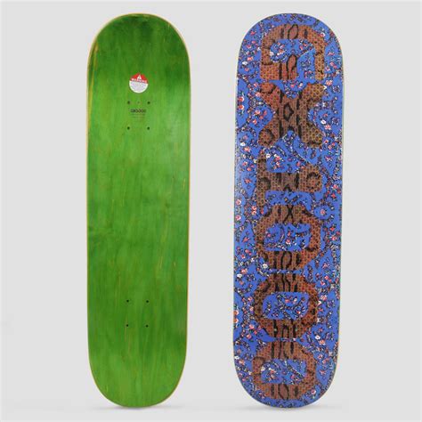 GX1000 8.5 Green Scales 2 Skateboard Deck Blue - Slam City Skates