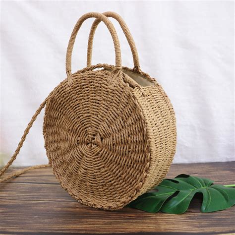 Straw Woven Beach Tote Bag | IUCN Water