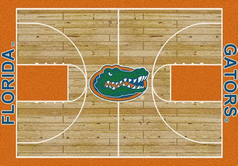 Florida Gators Basketball Home Court Nylon Area Rug