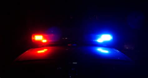 Police Lights in Flashing at Stock Footage Video (100% Royalty-free ...