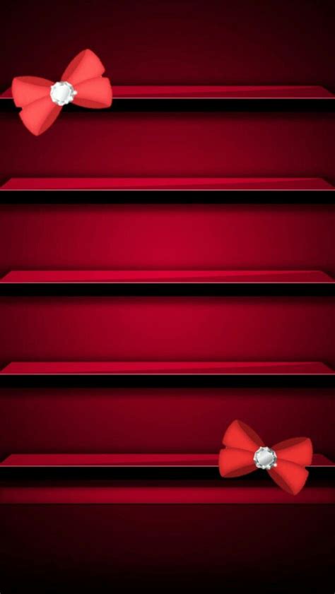 Red bows | Bow wallpaper, Samsung galaxy wallpaper, Lace wallpaper