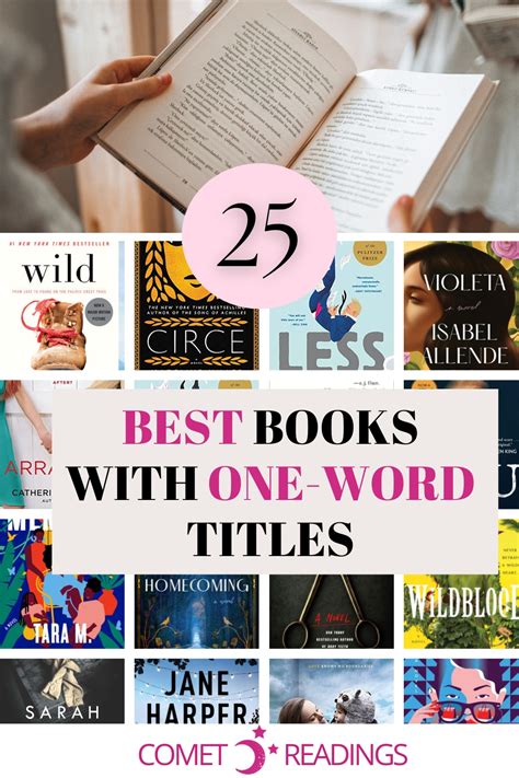 25 Incredible Books With One Word Titles – Comet Readings