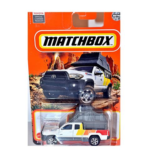 Matchbox Toyota Tacoma Pickup Truck with Camper - Global Diecast Direct