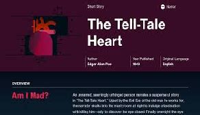 Literary analysis on The Tell Tale Heart | My Best Writer