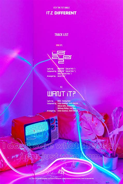 190206 ITZY - IT'Z DIFFERENT (Track List) : r/ITZY