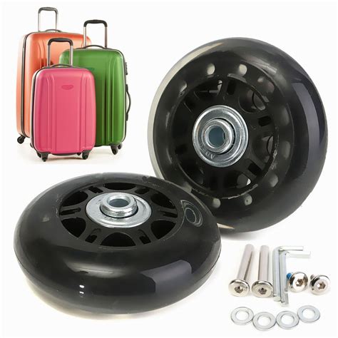 Luggage Suitcase Replacement Wheels Axles Deluxe Repair OD 70mm Suitcase Wheel Luggage Wheels ...