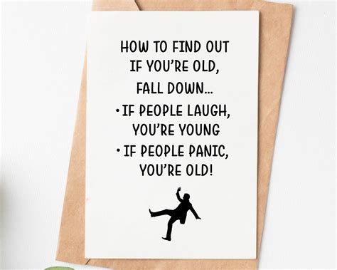 Old Age Joke Birthday Card Funny Birthday Card for Grandma - Etsy