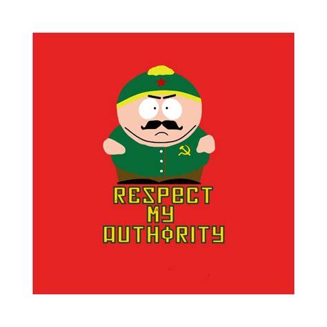 eric cartman shirt respect my authority Communist Red Version