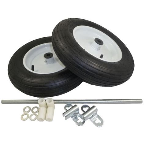 Marathon Universal Fit 2-Tire Wheelbarrow Kit in the Wheels & Tires ...