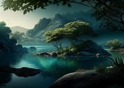 Natural Wallpaper A Beautiful Scenery Background, Wallpaper, Natural, Scenery Background Image ...